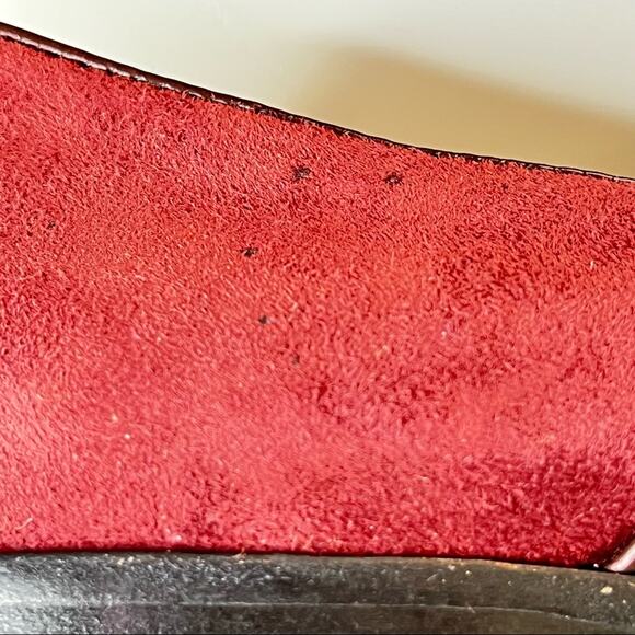 Donald J Pilner Merlot Suede Loafer Shoe 6M - Picture 9 of 9